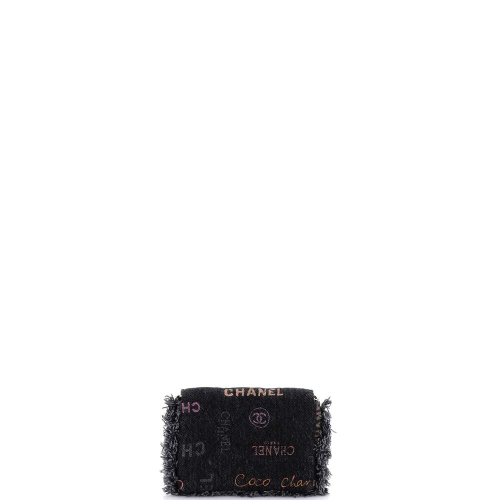 Chanel Denim Mood Flap Clutch With #259701C29B - Picture 4 of 7